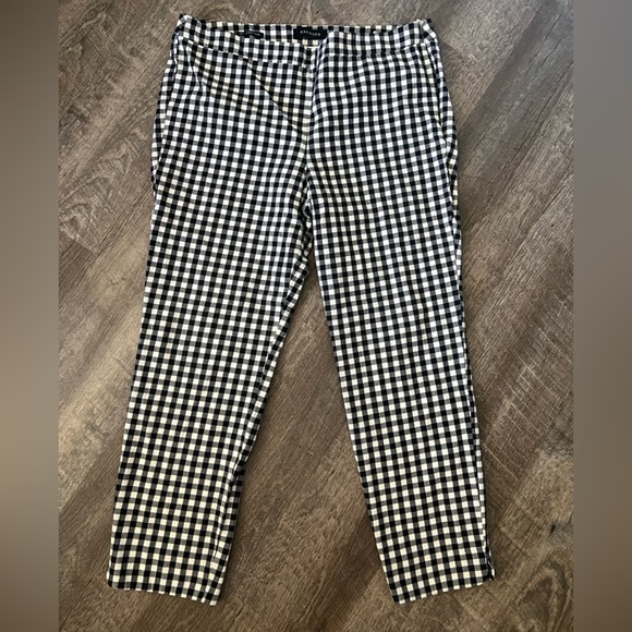 Talbots Pants - Talbots Chatham Ankle Gingham Pants- Size 12